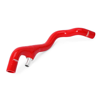 Mishimoto MMHOSE-F2D-05ERD Red Lower Overflow Hose | 2005-2007 Ford F250/F350 6.0L Powerstroke