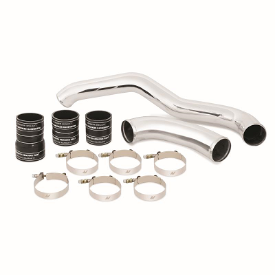 Mishimoto MMICP-F2D-08HBK Hot-Side Intercooler Pipe | 2008-2010 Ford F250/F350 6.4L Powerstroke