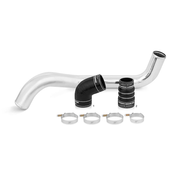 Mishimoto MMICP-DMAX-045HBK Hot-Side Intercooler Pipe | 2004.5-2010 GM Silverado/Sierra 2500HD/3500HD 6.6L Duramax