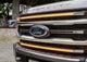 Morimoto XBG08 XBG LED DRL Grill Chrome Finish, Amber DRL | 2017-2019 Ford F250/F350/F450 Super Duty