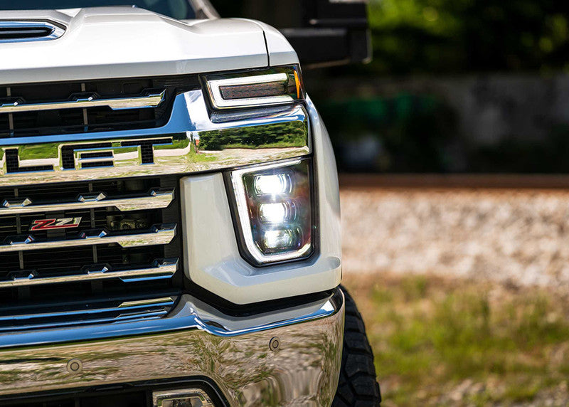 Morimoto LF547 XB LED Headlights - Pair | 2020-2024 Silverado 2500HD/3500HD