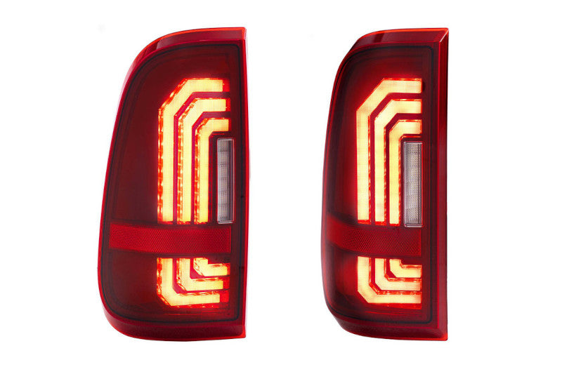 Morimoto LF732 XB LED Tail Lights - Red | 1999-2016 Ford F250/F350