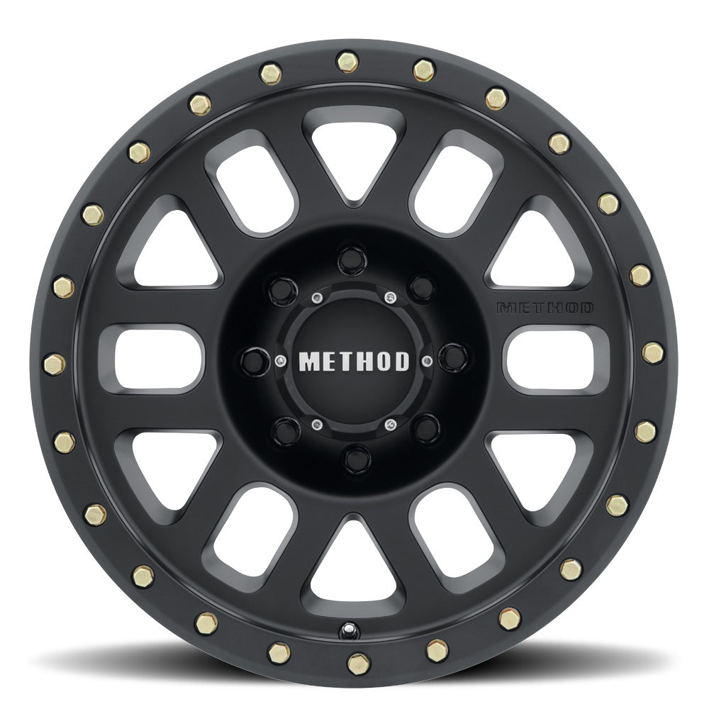 Method MR319290881318 309 Grid 20x9 inch Matte Black 18mm Offset Wheel | 2011-2024 GM Silverado/Sierra 2500HD/3500HD