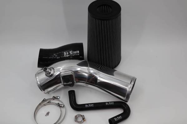 No Limit Fab 60CAIBD Black Cold Air Intake with Dry Filter | 2003-2007 Ford F250/F350 6.0L Powerstroke