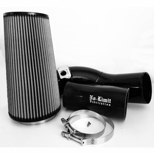 No Limit Fab 60CAIPO Polished Cold Air Intake with Oiled Filter | 2003-2007 Ford F250/F350 6.0L Powerstroke
