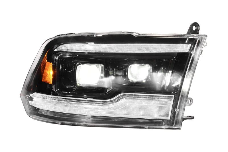 OLM E.42010.1 Bi-Beam Headlights Infinite Series - White DRL | 2009-2014 RAM 1500/2500/3500 19-24 RAM 1500 Classic