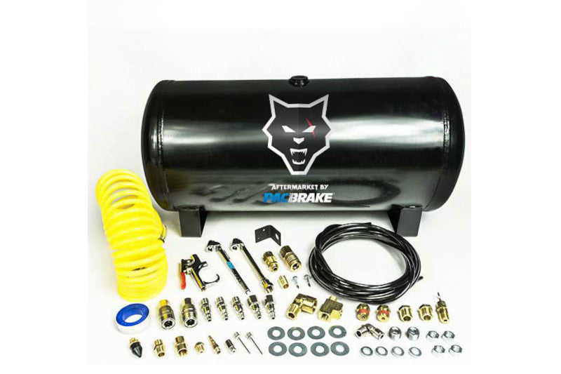 PacBrake HP10051 5 Gallon Carbon Steel Premium Air Tank Kit | Universal