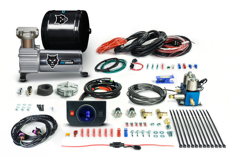 PacBrake HP10274 Premium Simultaneous Electrical In-Cab Control Kit with Digital Gauge | Universal