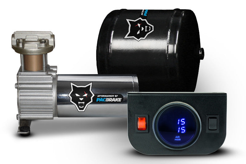 PacBrake HP10274 Premium Simultaneous Electrical In-Cab Control Kit with Digital Gauge | Universal
