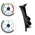 Isspro R60022B EV2 Dual Gauge Pillar Kit - Pyro-Boost - White Face Chrome Bezel | 1999-2007 Ford F250/F350 7.3L Powerstroke/6 0L Powerstroke