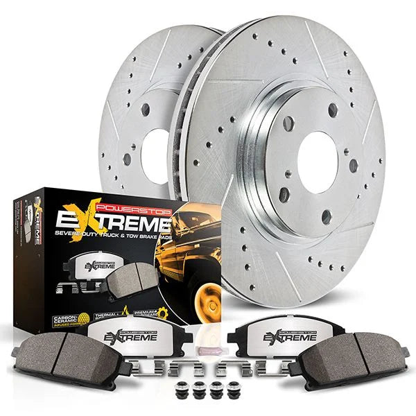 Powerstop K5559-36 Z36 Truck & Tow Front Brake Upgrade Kit | 2011 Chevrolet Silverado 2500HD 6.6L Duramax LML