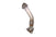 PPE 116119050 Replacement Passenger Side Up-Pipe for PPE Exhaust Manifold | 2001-2004 GM Silverado/Sierra 2500HD/3500HD 6.6L Duramax LB7