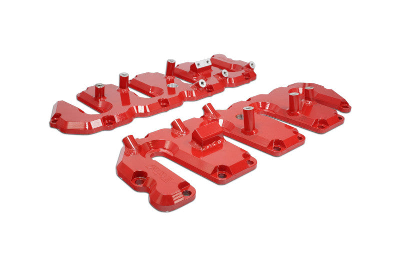 PPE 118021412 Valve Cover Kit with out Pillars - Red | 2004.5-2010 GM Silverado/Sierra 2500HD/3500HD 6.6L Duramax
