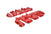 PPE 118021412 Valve Cover Kit with out Pillars - Red | 2004.5-2010 GM Silverado/Sierra 2500HD/3500HD 6.6L Duramax