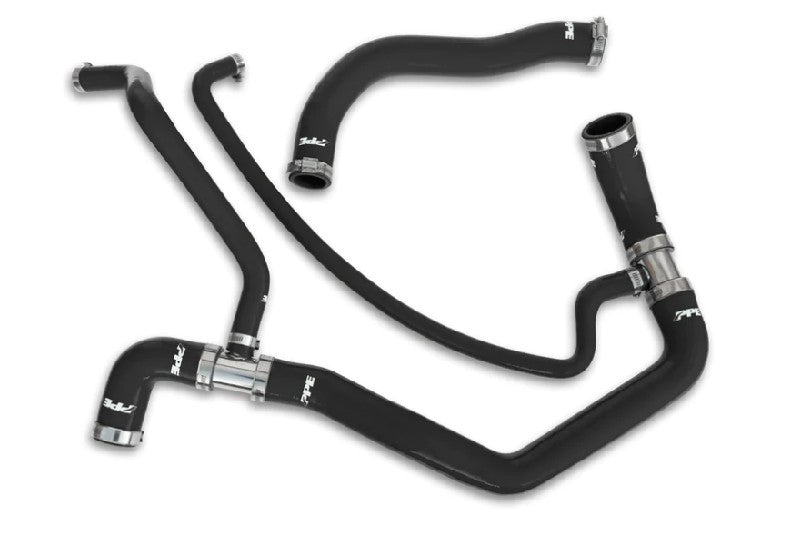 PPE 119024100 Upper & Lower Coolant Hose Kit - Yellow | 2001-2005 GM Silverado/Sierra 2500HD/3500HD 6.6L Duramax