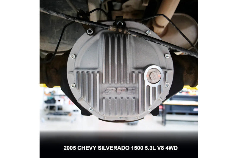 PPE 138051320 8.5-10 Heavy-Duty Aluminum Rear Differential Cover - Black | 1972-2013 K1500