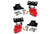 PPE 168030170 Engine Mount Kit 70 Hardness | 2001-2010 GM Silverado/Sierra 2500HD/3500HD 6.6L Duramax