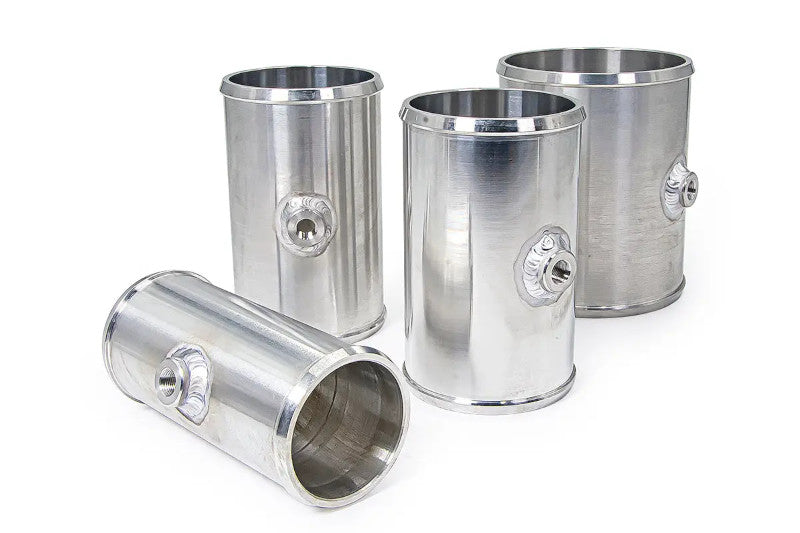 PPE 515900250 Billet Aluminum Couplers 2.5 inch OD with 1/8 inch NPT Bung | Universal