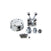 PPE 114002000 Stainless Steel Remote Oil Filter Mount Kit | 2001-2010 GM Silverado/Sierra 2500HD/3500HD 6.6L Duramax
