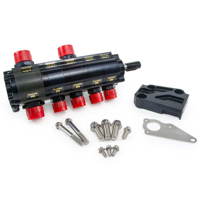 PPE 114051100 Dry Sump 5 Stage Steel Gear Oil Pump | 2001-2016 GM Silverado/Sierra 2500HD/3500HD 6.6L Duramax