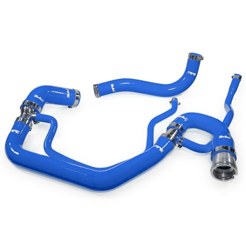 PPE 119022200 Blue Upper & Lower Coolant Hose Kit | 2006-2010 GM Silverado/Sierra 2500HD/3500HD 6.6L Duramax