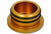 PPE 115010124 Turbo Resonator Delete Plug - Gold | 2004.5-2010 GM Silverado/Sierra 2500HD/3500HD 6.6L Duramax