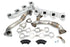 PPE 116111235 High Flow Exhaust Manifolds and Up-Pipes Kits Silver | 2002-2004 GM Silverado/Sierra 2500HD/3500HD 6.6L Duramax