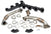 PPE 116111820 High Flow Exhaust Manifolds and Up-Pipes Kits Black | 2007.5-2010 GM Silverado/Sierra 2500HD/3500HD 6.6L Duramax LMM