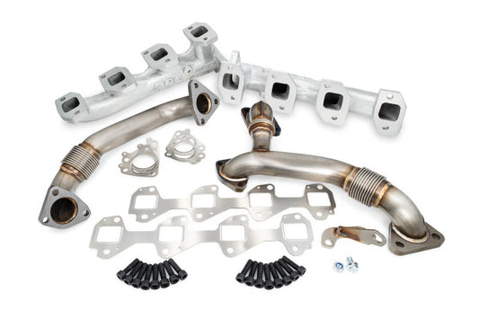 PPE 116111835 High Flow Exhaust Manifolds and Up-Pipes Kits Silver | 2 ...