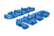 PPE 118021222 Valve Cover Kit with Pillars - Blue | 2005-2010 GM Silverado/Sierra 2500HD/3500HD 6.6L Duramax