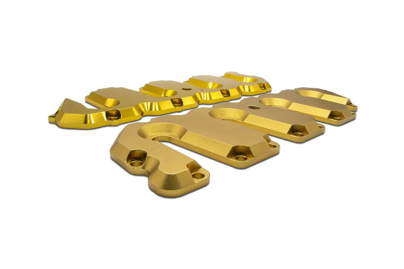 PPE 118021423 Valve Cover Kit with out Pillars - Gold | 2004-2010 GM Silverado/Sierra 2500HD/3500HD 6.6L Duramax