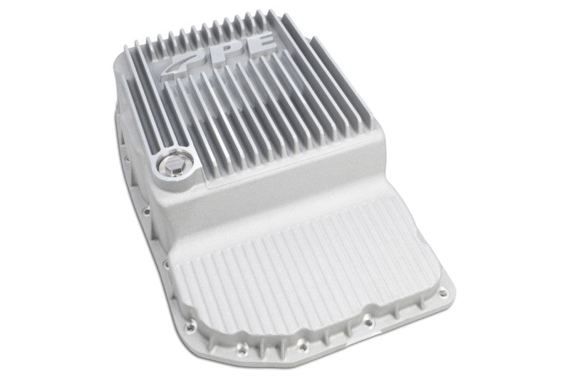 PPE 128051600 Heavy-Duty Cast Aluminum Transmission Pan Raw | 2007-2020 with 6L80 Transmission
