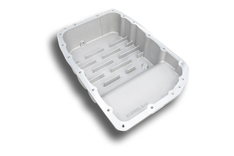 PPE 128051600 Heavy-Duty Cast Aluminum Transmission Pan Raw | 2007-2020 with 6L80 Transmission