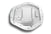 PPE 238051010 Rear Differential Cover Brushed | 2001-2019 GM 2500/3500 & 2001-2005 Dodge RAM 2500/3500