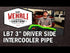 Wehrli 100349 3 inch Drivers Side Intercooler Pipe | 2001-2004 GM Silverado/Sierra 2500HD/3500HD 6.6L Duramax LB7