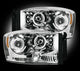 Recon 264199CLCC Clear Projector Headlights with CCFL | 2007-2013 1500/ 2500HD/3500HD