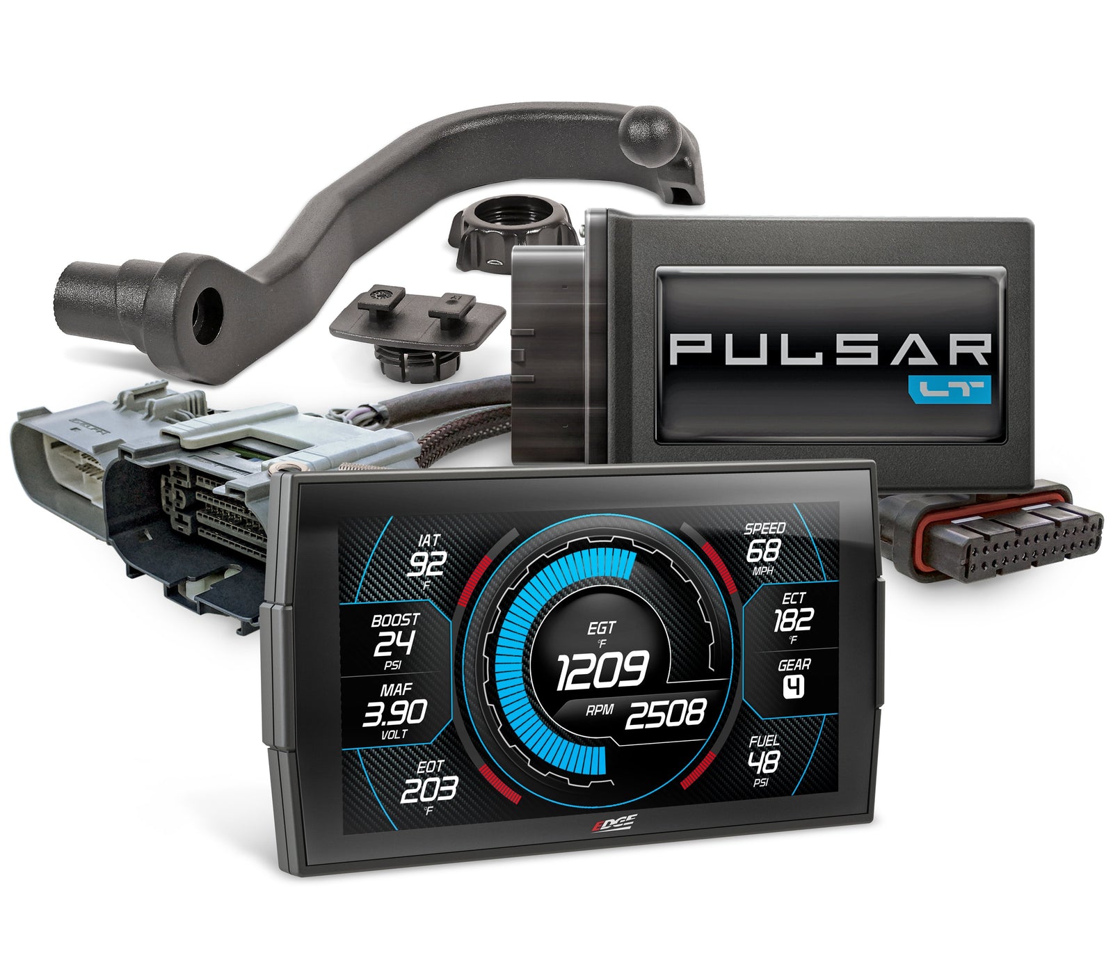 Edge 23414-3 Pulsar LT & CTS3 Combo Package with Mount | 2015-2016 GM Silverado/Sierra 2500HD/3500HD 6.6L Duramax