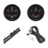 Isspro R60022 EV2 Dual Gauge Pillar Kit - Pyro-Boost - Black Face Black Bezel | 1999-2007 Ford F250/F350 7.3L Powerstroke/6 0L Powerstroke