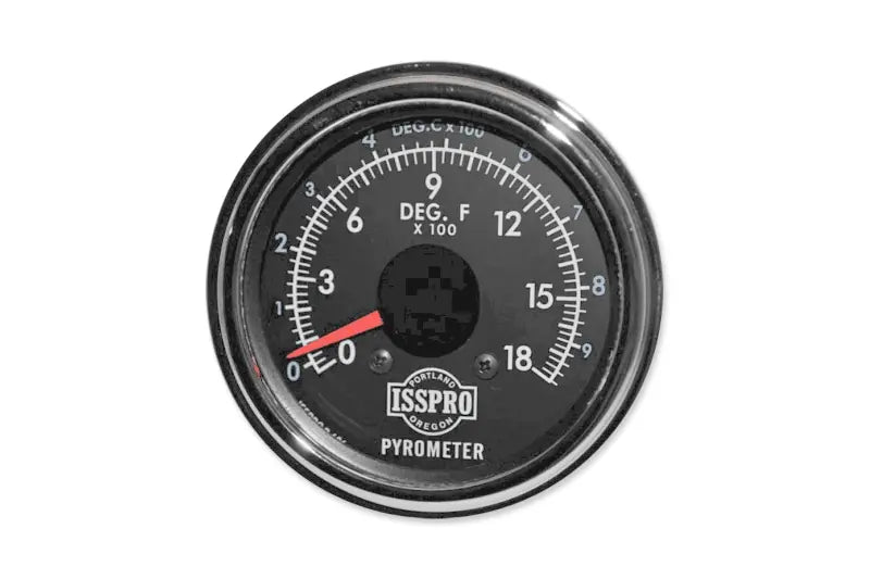Isspro R607P Standard 2-1/16in 0-1800F Pyrometer Gauge - Black Face Ch ...