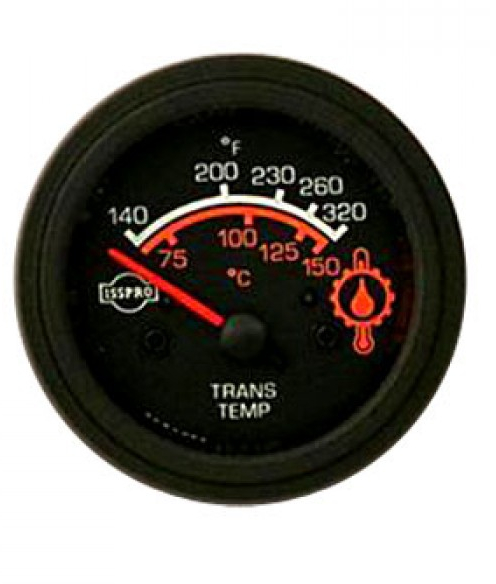 Isspro R9055 Standard 140-320F Electric Transmission Temperature Gauge | Universal