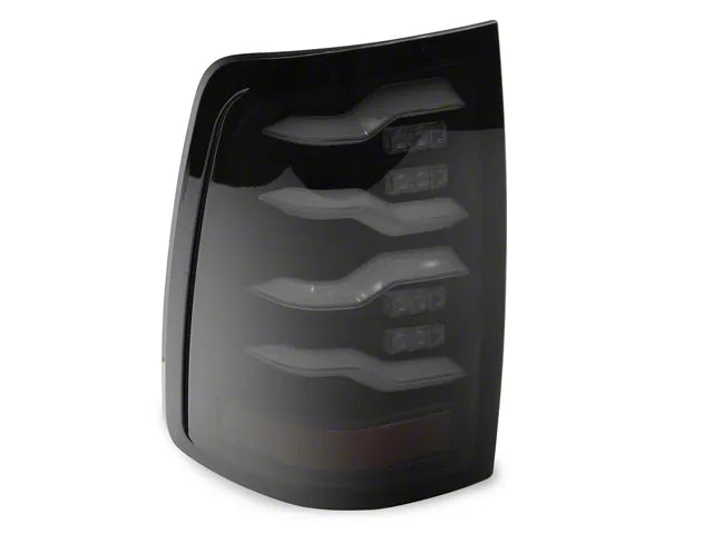 AlphaRex 640000 LUXX Series Black LED Tail Lights | 2010-2018 Dodge RAM 2500/3500