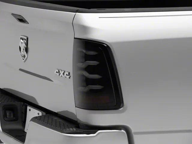 AlphaRex 640000 LUXX Series Black LED Tail Lights | 2010-2018 Dodge RAM 2500/3500