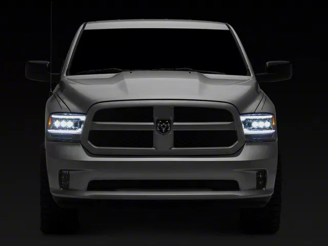 AlphaRex 880556 MK II NOVA Series Chrome LED Projector Headlights | 2010-2018 RAM 2500/3500