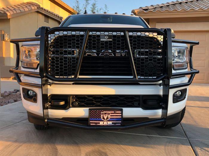Ranch Hand GGD191BL1C Legend Grille Guard - Accommodates Camera & Sensors | 2019-2024 RAM 2500/3500