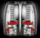 Recon 264173CL Clear LED Tail Lights | 1999-2007 GM Silverado/Sierra 2500HD/3500HD