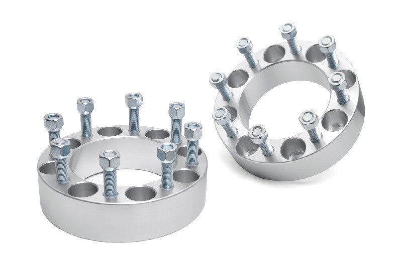 Rough Country 1095 2 inch Aluminum Wheel Spacers | 2001-2010 GM Silverado/Sierra 2500HD