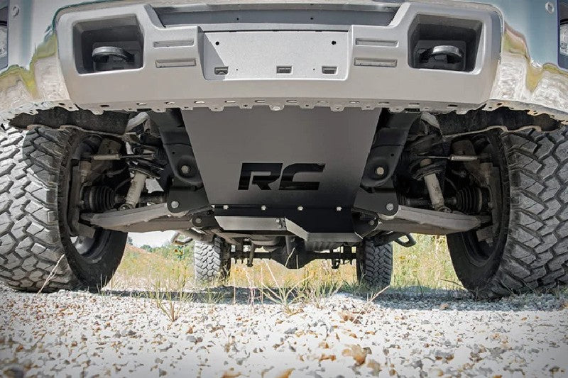 Rough Country 222 Heavy Duty Front Skid Plate Package | 2014-2018 GM Silverado/Sierra 1500