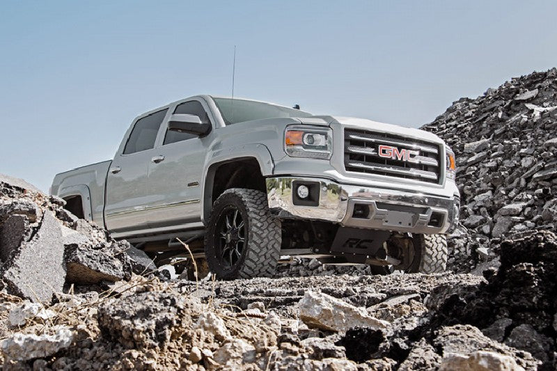 Rough Country 222 Heavy Duty Front Skid Plate Package | 2014-2018 GM Silverado/Sierra 1500