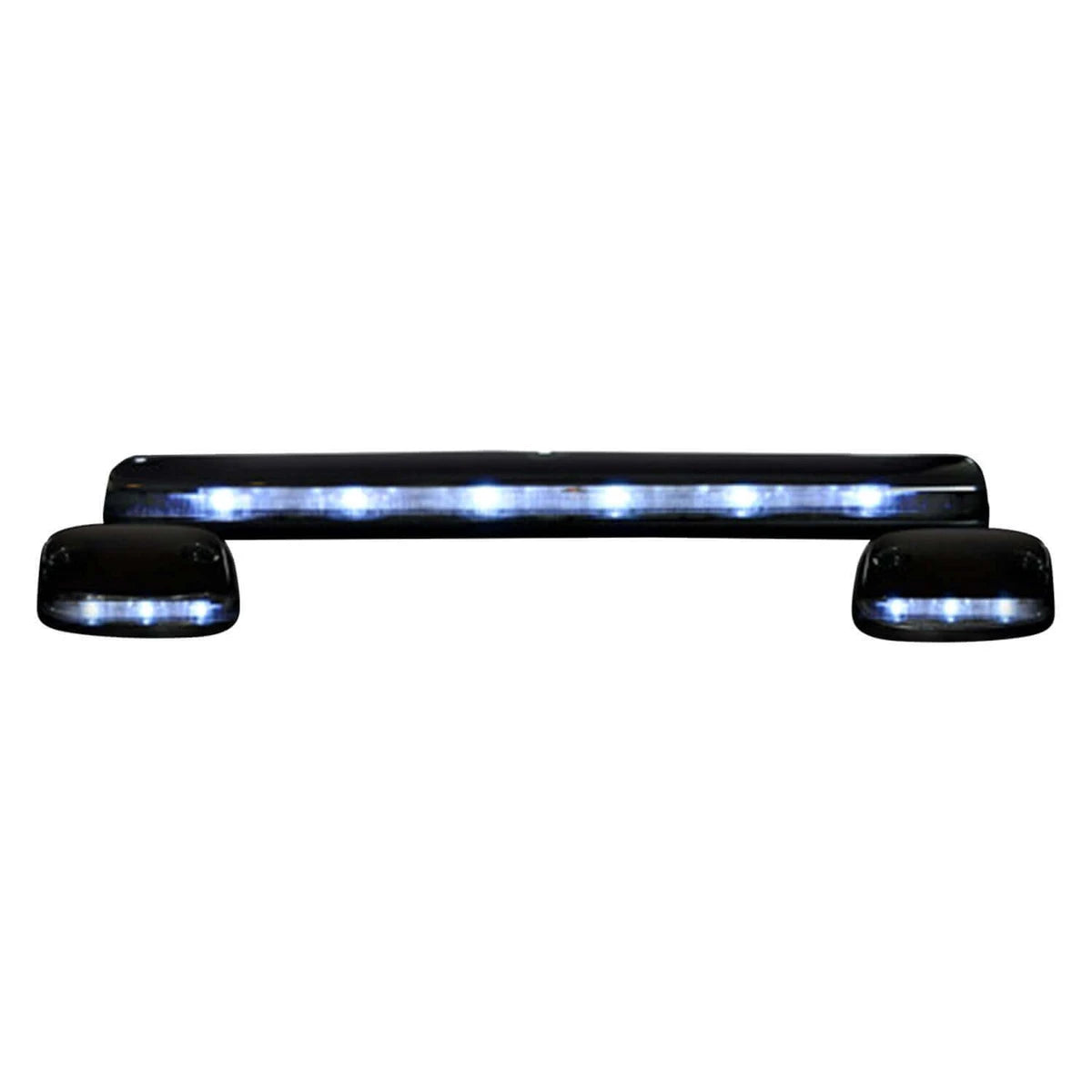 Recon 264156WHBK Smoked Cab Lights with White Lights | 2007-2014 GM Silverado/Sierra 2500HD/3500HD 6.6L Duramax