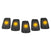 Recon 264159Bk 5 Piece LED Roof Light Kit with Smoked Lens | 1988-2002 GM Silverado/Sierra 2500HD/3500HD